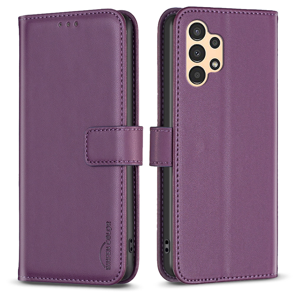 BINFEN COLOR BF17 For Samsung Galaxy A33 5G Phone Stand Case PU Leather TPU Wallet Phone Cover BINFEN COLOR BF17 For Samsung Galaxy A33 5G Phone Stand Case PU Leather TPU Wallet Phone Cover